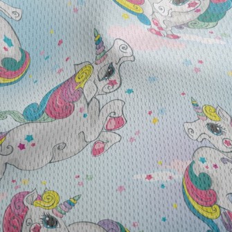 Magic Unicorn Athletic Mesh Flat Back