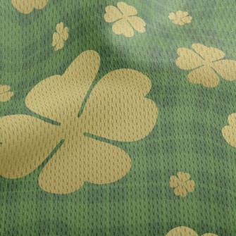 Golden Clover Athletic Mesh Flat Back