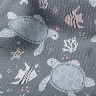Turtles And Tropical Fish Terry