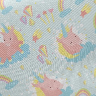 Unicorn And Rainbow Twill