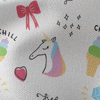 Diamond Unicorn Waterproof Canvas