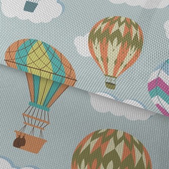 Vintage Hot Air Balloon Waterproof Oxford