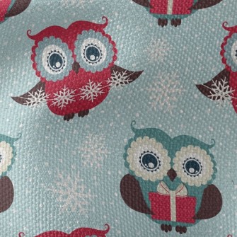 Snowflake Owl Waterproof Canvas
