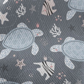 Turtles And Tropical Fish Standard Corduroy