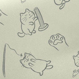 Kitten Playing Twill