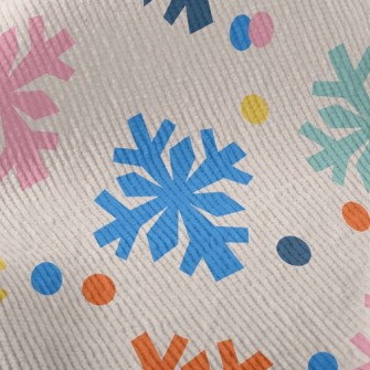 Colorful Snowflakes Standard Corduroy