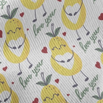 Cute Pear Baby Standard Corduroy