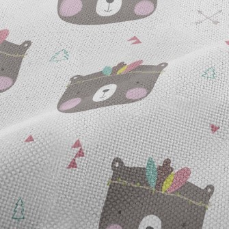 Feather Decorated Bear Performance Linen