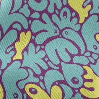 Abstract Footprints Standard Corduroy