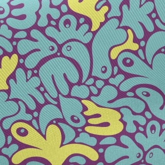 Abstract Footprints Twill