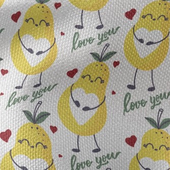 Cute Pear Baby Waterproof Canvas