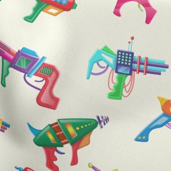 Various Colorful Toy Pistols Stretch Ponte