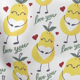 Cute Pear Baby Stretch Ponte