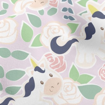 Rose Unicorn Micro Fleece