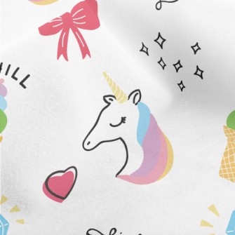 Diamond Unicorn Micro Fleece