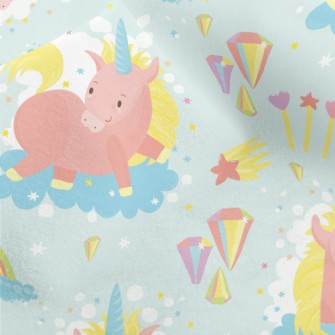 Unicorn And Rainbow Micro Fleece