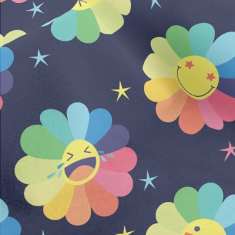 Colorful Sunflower Micro Fleece