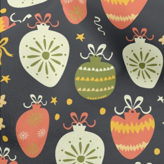 Christmas Balls Micro Fleece