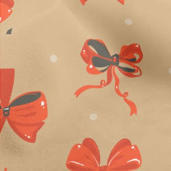 Red Bow Micro Fleece