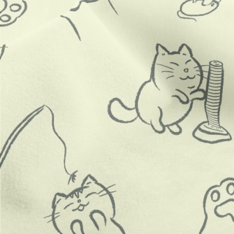 Kitten Playing Micro Fleece