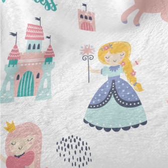 Fantasy Castle And Princess Minky