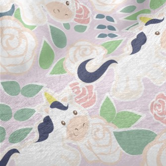 Rose Unicorn Minky
