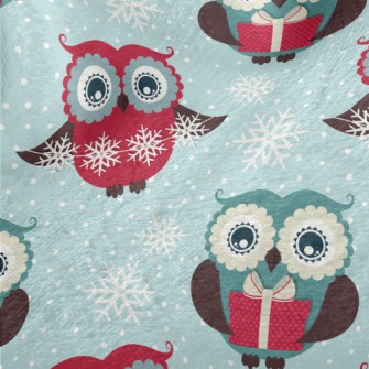 Snowflake Owl Minky