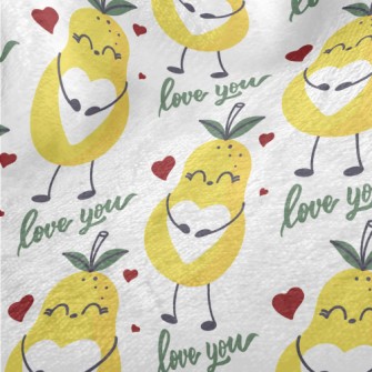 Cute Pear Baby Minky