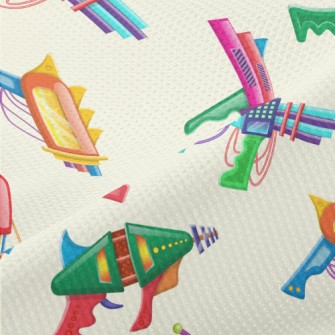Various Colorful Toy Pistols Piqué