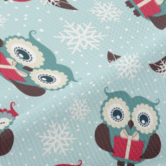 Snowflake Owl Piqué