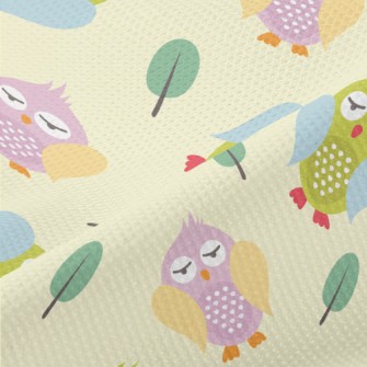 Googly-eyed Owl Piqué