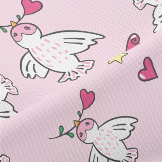 Send Love Birds Piqué