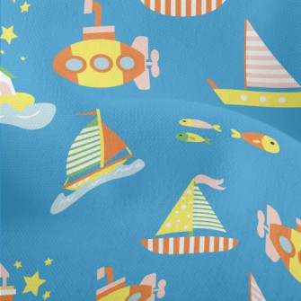 Sea Boat Submarine Lightweight Performance Linen