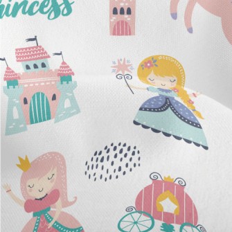 Fantasy Castle And Princess Lightweight Performance Linen
