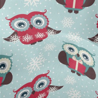 Snowflake Owl Lightweight Performance Linen
