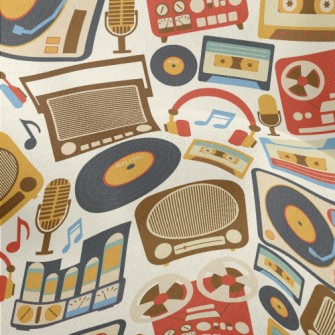 Retro Music Equipment Lightweight Performance Linen