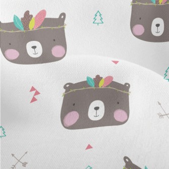 Feather Decorated Bear Lightweight Performance Linen