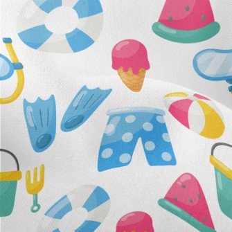 Summer Watermelon Swimming Lightweight Performance Linen