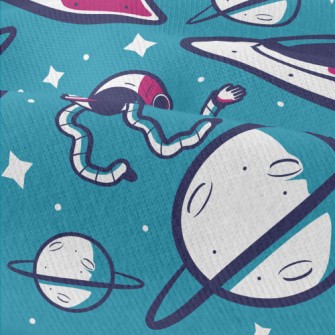 Planet And Dancing Spaceman Modern Jersey