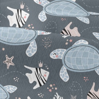 Turtles And Tropical Fish Modern Jersey