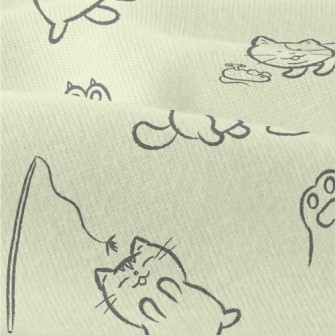 Kitten Playing Modern Jersey