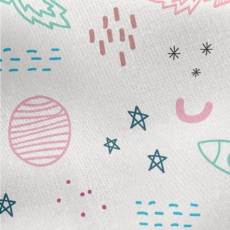 Planet Rocket Jersey Backed Fleece