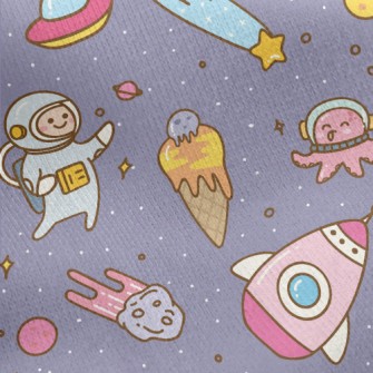 Ushi Spaceship Jersey Backed Fleece
