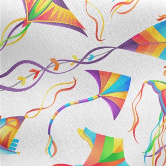 Colorful Kite Jersey Backed Fleece