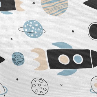 Planet Rocket Pongee