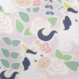 Rose Unicorn Pongee