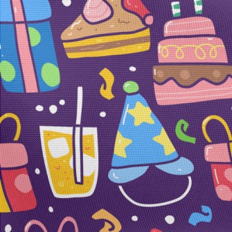 Happy Birthday Party Pongee