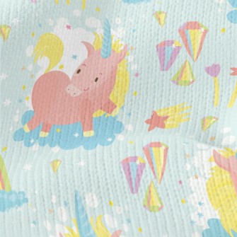 Unicorn And Rainbow Stretch Jersey