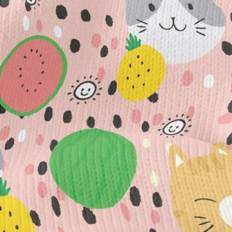 Fruit Loving Cat Stretch Jersey