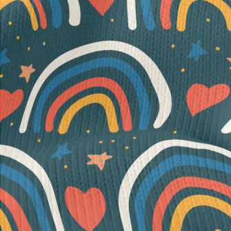 Simple Rainbow Stretch Jersey